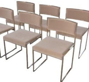 set 6 chairs Willy Rizzo